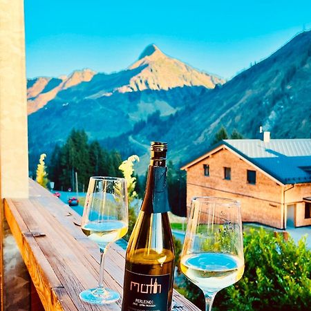 Sonniges Bergblick-Appartement Damuels Bagian luar foto